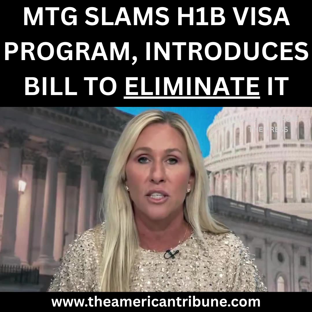 WATCH: MTG Announces Bill to Totally End the H-1B Visa
