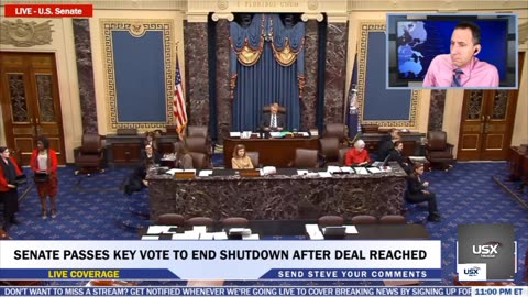 LIVE TONIGHT: Senate Prepares Possible Vote to End Government Shutdown — High-Stakes Showdown....