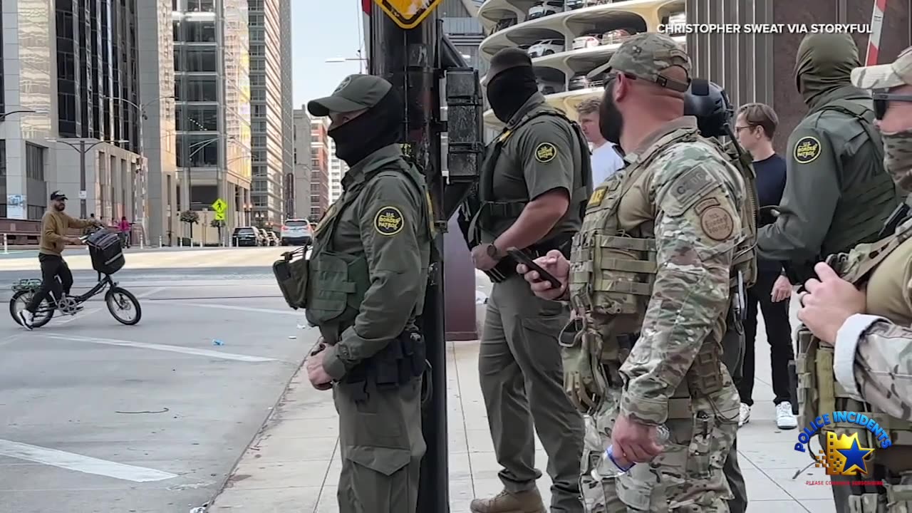 U.S. Border Patrol agents pursued a cyclist who mocked them