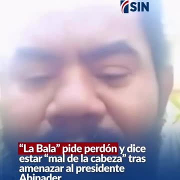 VIDEO: La Bala pidió perdón a Luis Abinader