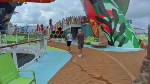 Access to Slides at Star of the Seas Deck 16!