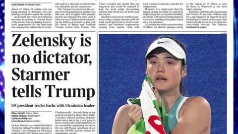 🔥Headlines for Thursday 20th February 2025 Newspaper Headlines 🎉📰#britishpress #breakingnews