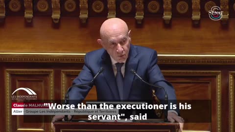 New speech from French senator Claude Malhuret about Trump