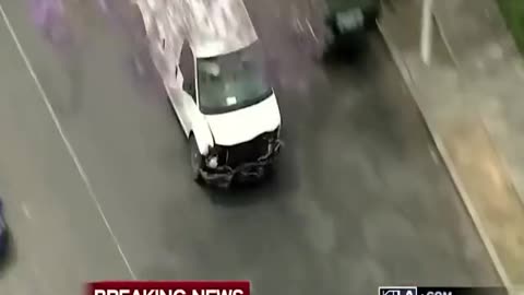 Wild Police Chase South Los Angeles, CA