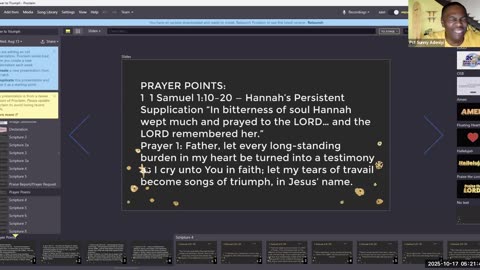 Power To Triumph || October 17, 2025 || The Power Of A Prayer Cry