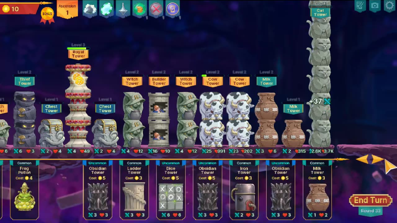 epic atuo towers endless mode