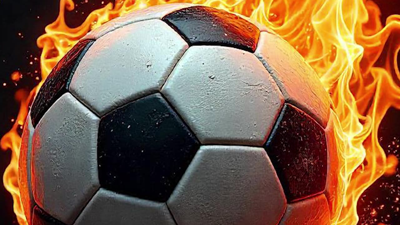 Fire Soccer Ball