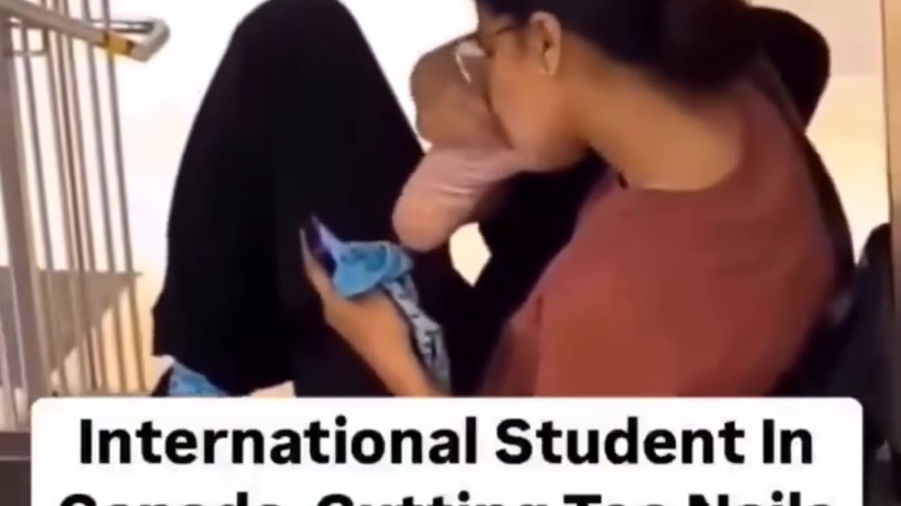 Cutting Toe Nails In Public Using What?