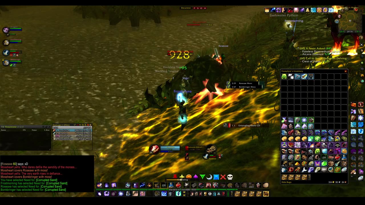 Turtle wow - PUG Black Moras custom dungeon - Mage POV - no commentary