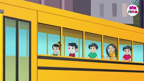 Wheels on the Bus _ Nursery Rhymes _ Kids Songs _ Wheels on the Bus Song