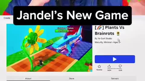 Must Watch: jandel made a new roblox game