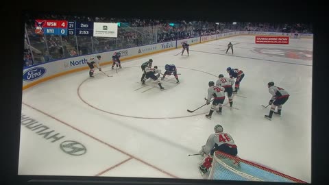 WSH vs NYI - Capitals Lead 4-1