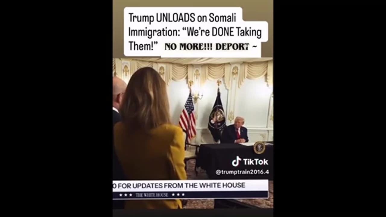 Trump on Somalians ..