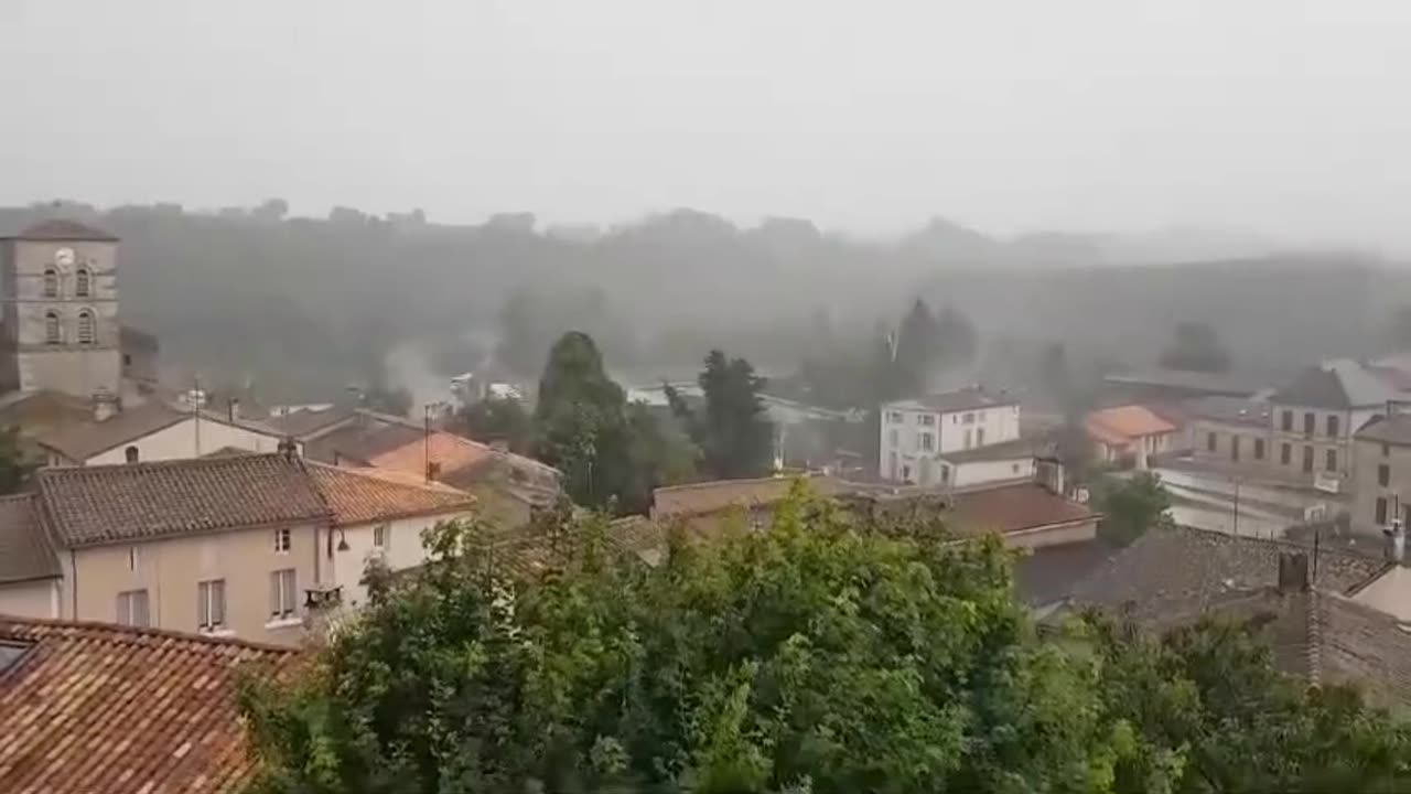 TREE SPLIT BY LIGHTNING