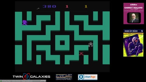 Atari 2600 EMU - Mines of Minos - Game 1 B/B - 5,870