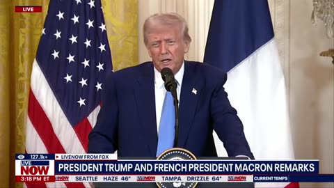 🔴 LIVE: Trump & Macron’s Joint Press Conference at the White House | Major Announcements!