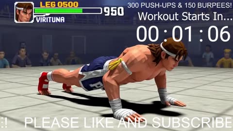 Everyday 300 push ups and 150 Burpees!