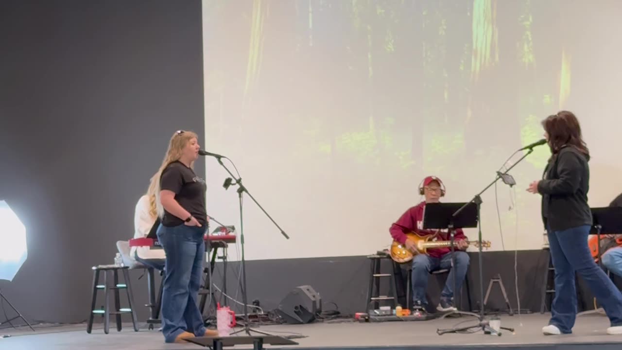 Just worshiping Jesus