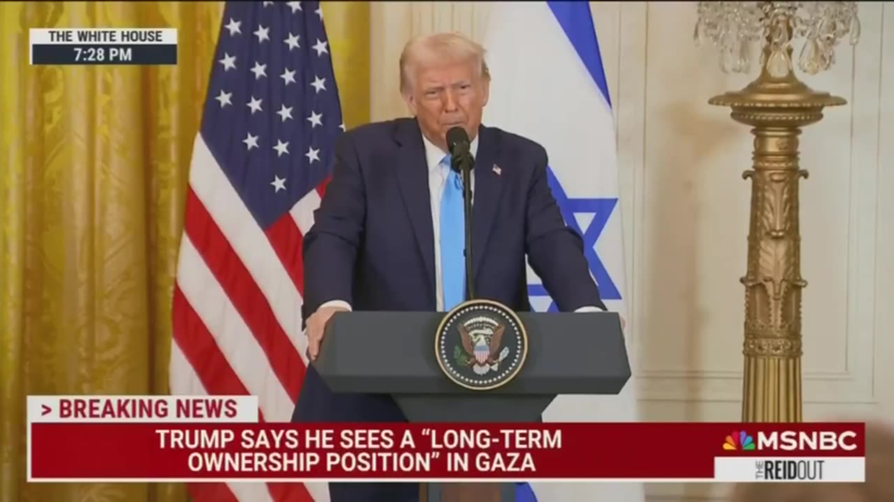 TRUMP: "The world's people...I don't wanna be cute...The 'Riviera of the Middle East.