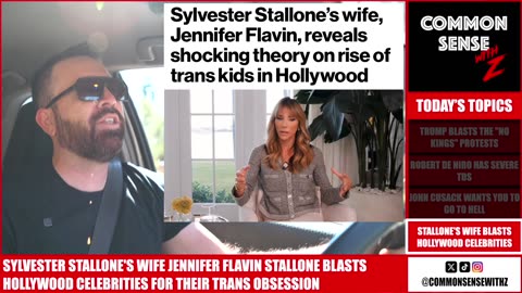 Trump Slams No Kings Protest, De Niro’s TDS Rant, Cusack "Go To Hell", Stallone’s Wife Roasts Celebs