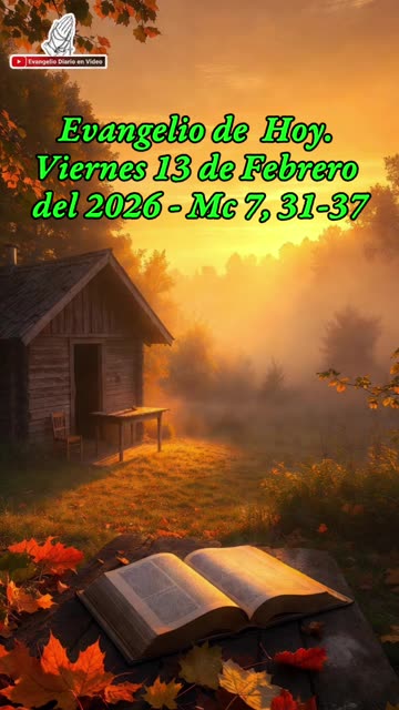 Evangelio de Hoy. Viernes 13 de Febrero del 2026 - Mc 7, 31-37