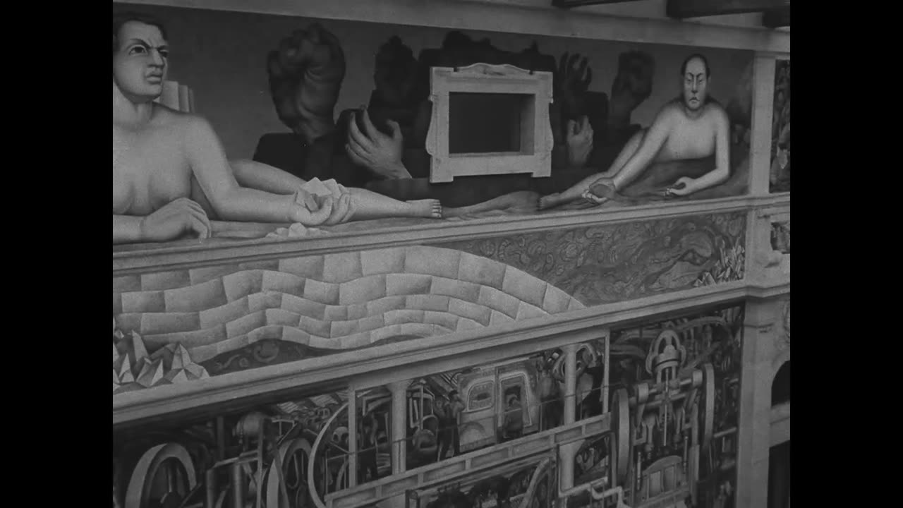 Diego Rivera Industrial M... - Diego Rivera Industrial Mural, Detroit Institute of Arts - fc-fc-2763