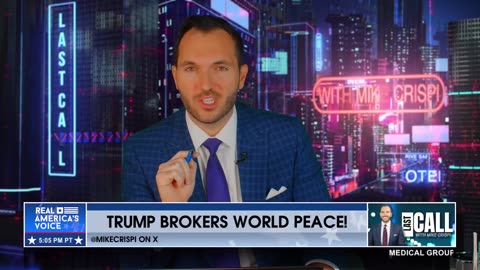 THEY SAID TRUMP WOULD START WORLD WAR III — HE BROKERED PEACE.”