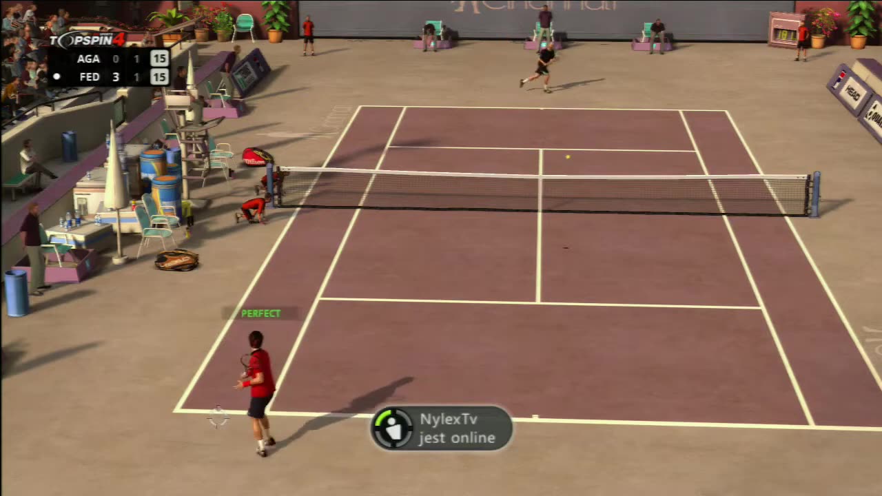 Top Spin 4 Speedrun Federer vs Nadal 1 Set US Very Easy New WR 315