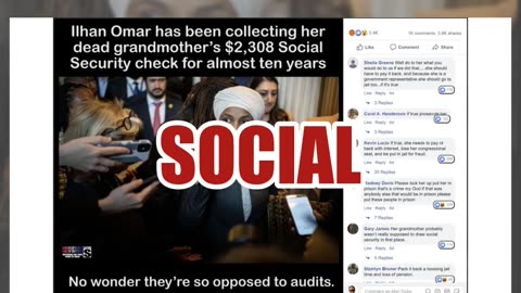 Fact Check: Rep. Ilhan Omar Has NOT Been Collecting Her Dead Grandmother's Social Security Check