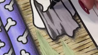 👻 Spooky Cutie Coloring Book Flip-Through | Relaxing Halloween Fun!