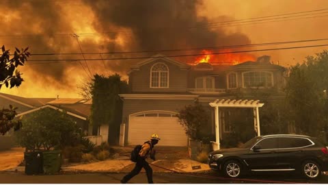 Pacific Palisades raging fire forces thousands to flee California homes; Gov. declares emergency.