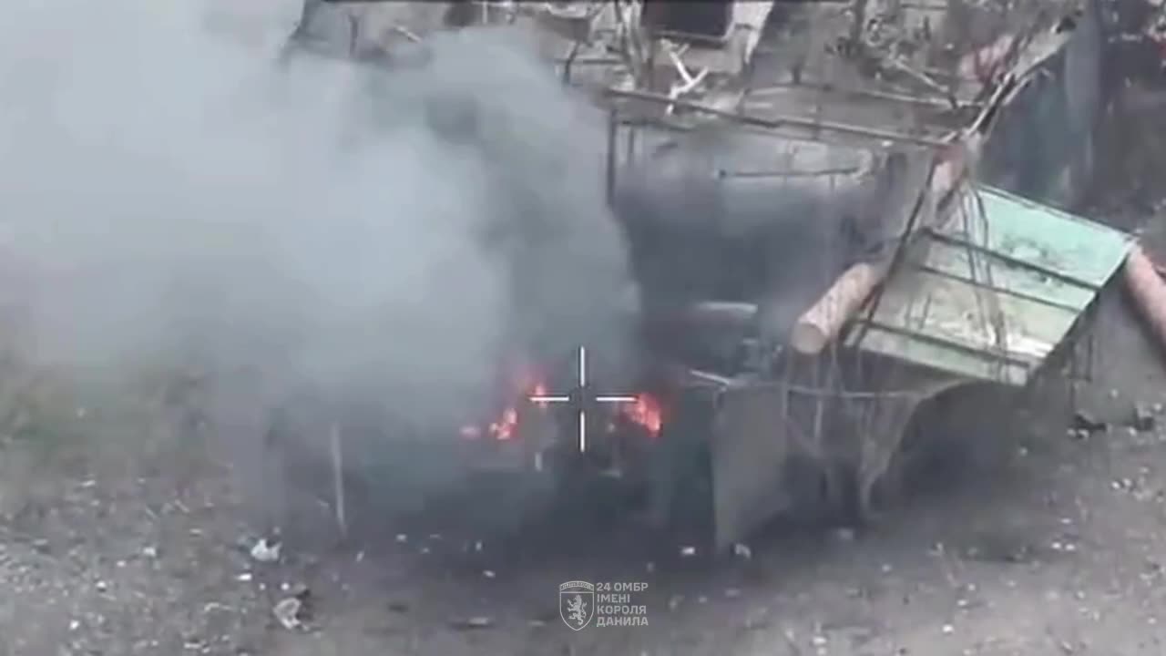 Another Armored Column is Wiped Out Near Chasiv Yar