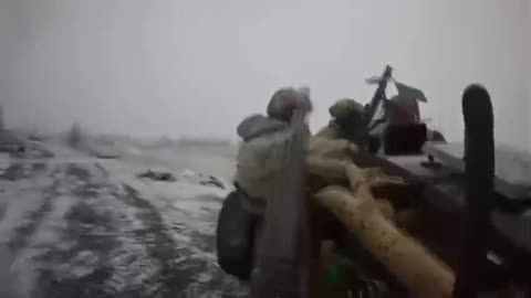 Ukrainians Shoot Down Incoming Attack Drone With No Time to Spare