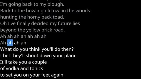 JOHN.Goodbye yellow brick road K