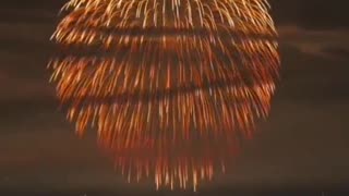 One of the world’s largest single-blast fireworks lights up the sky over Nagaoka, Japan #SHORT