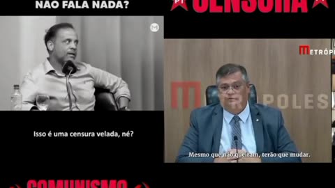 @FlavioDino by @STF_oficial tells the representatives of the platforms that Article 5 of the Federal Constitution, which guarantees us FREE EXPRESSION, is a fraud