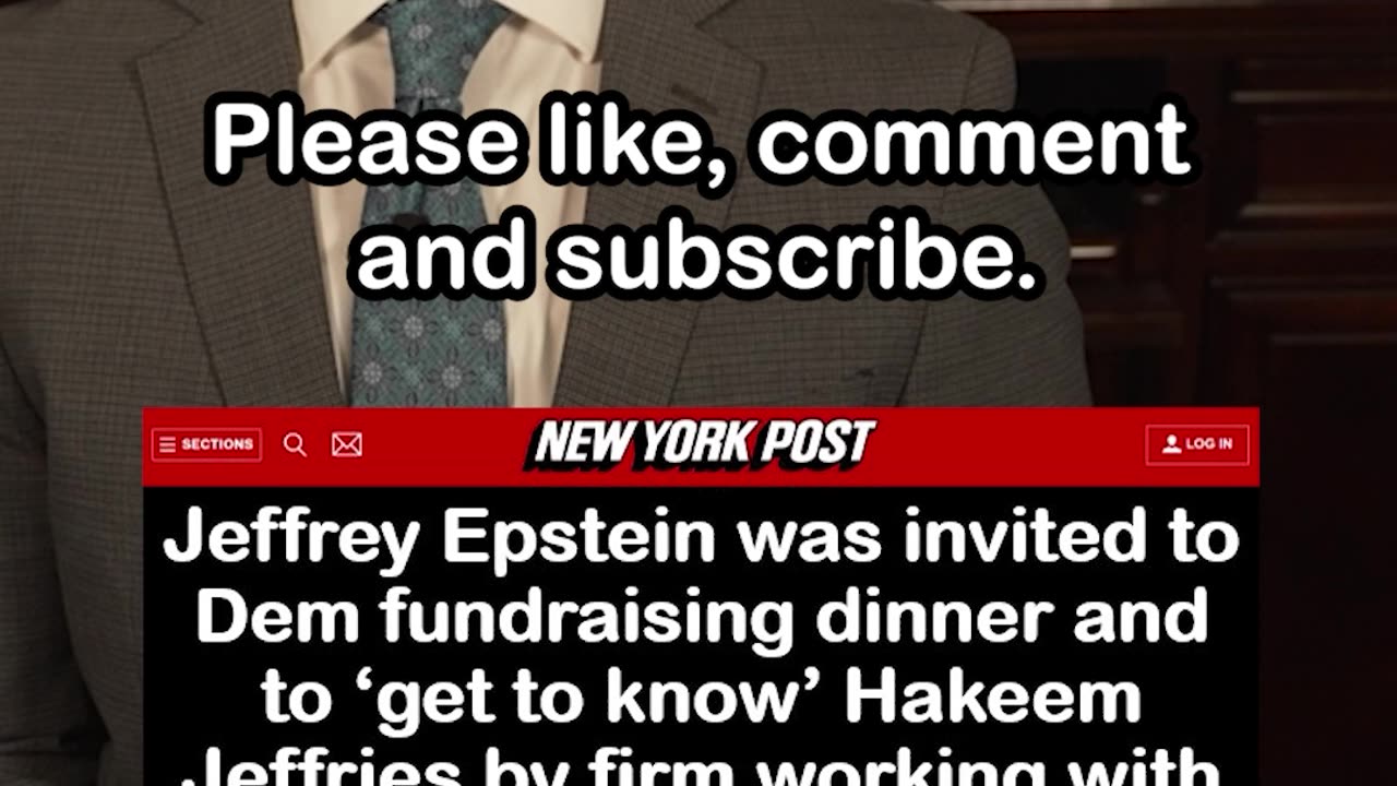 Jeffrey Epstein was invited to Dem fundraising dinner to meet Hakeem Jeffries