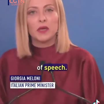 Italian Prime Minister Giorgia Meloni endorses JD Vance on free speech
