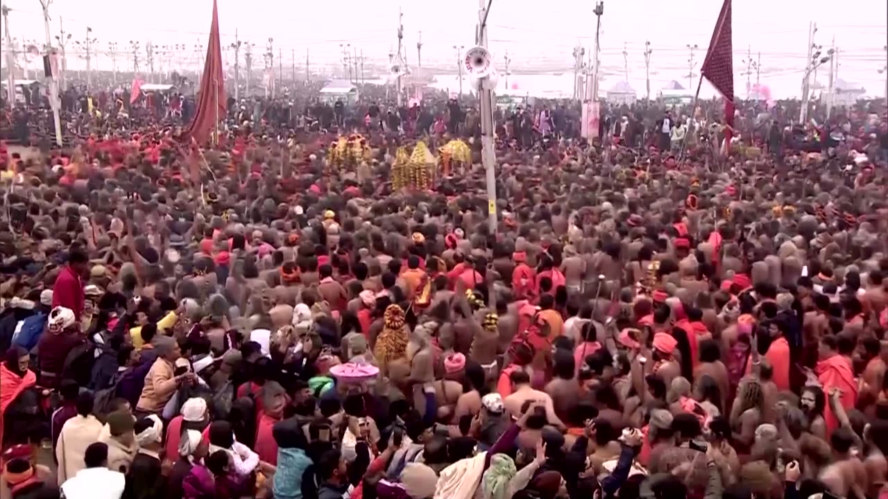 Over 20 million perform holy dip ritual at India's Maha Kumbh