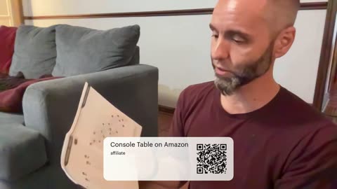 Assembling Console Table