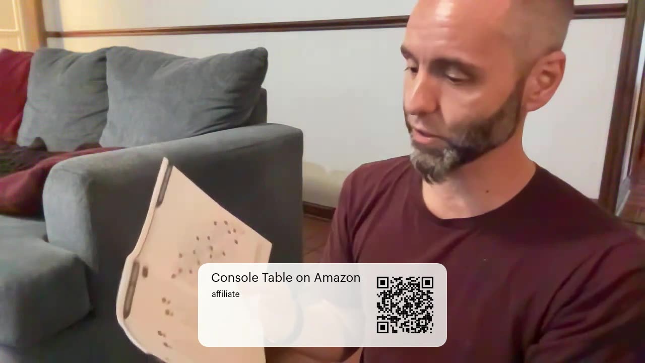 Assembling Console Table