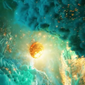 Born from the Heart of a Dying Star, AI Video