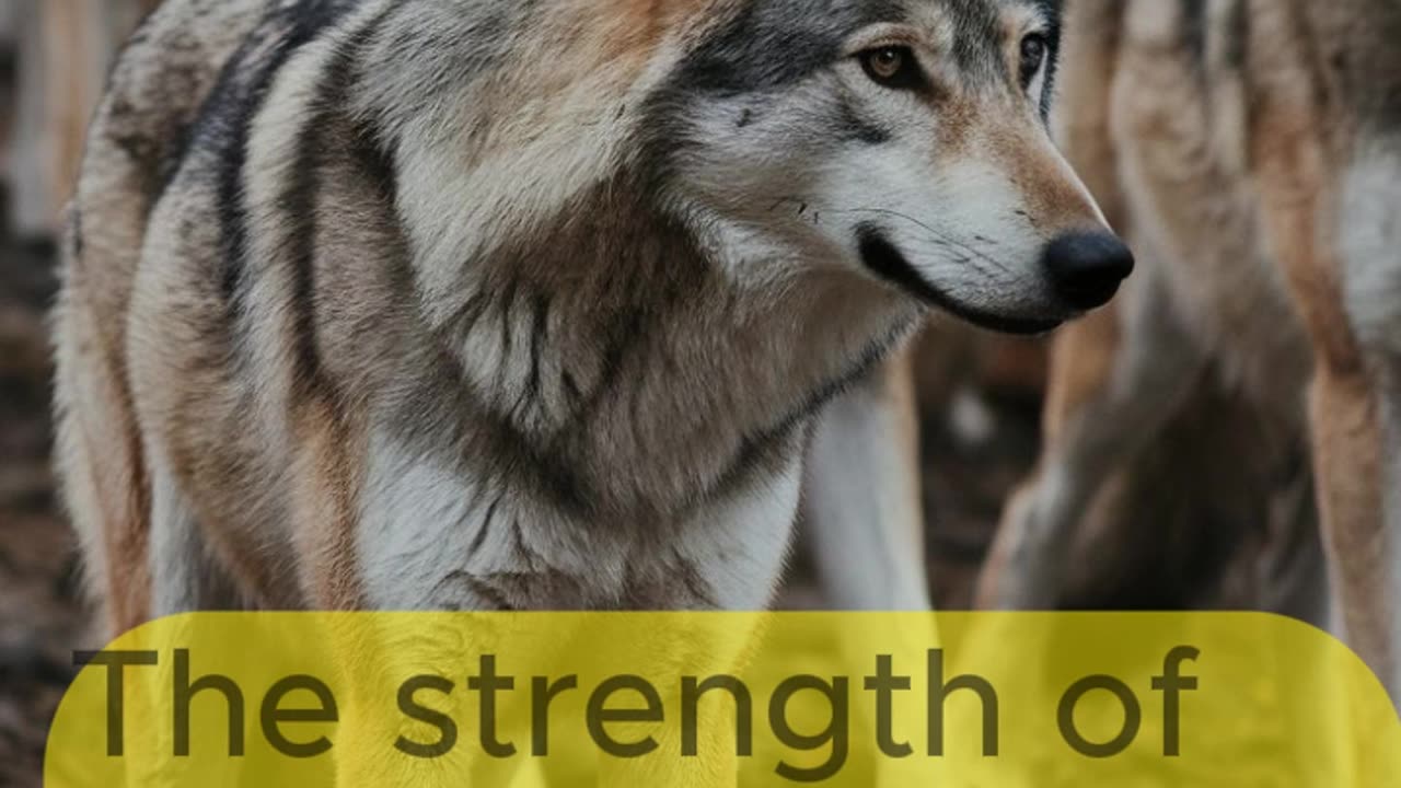 The strength of the wolf is in the pack, but the strength of the pack is in the wolf
