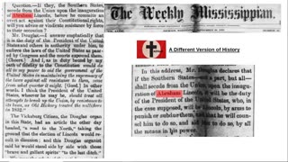 September 1860 - Stephen Douglas Would have been as bad as Abraham Lincoln - Would Have Waged War