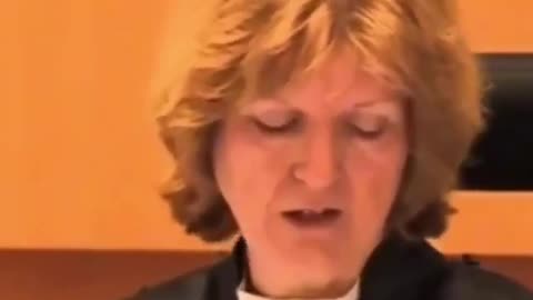 The father enraged throws a chair at the judge