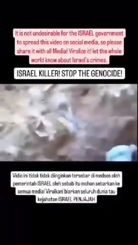 Terrorist Israelis video themselves murdering Palestinians after throwing them into death holes