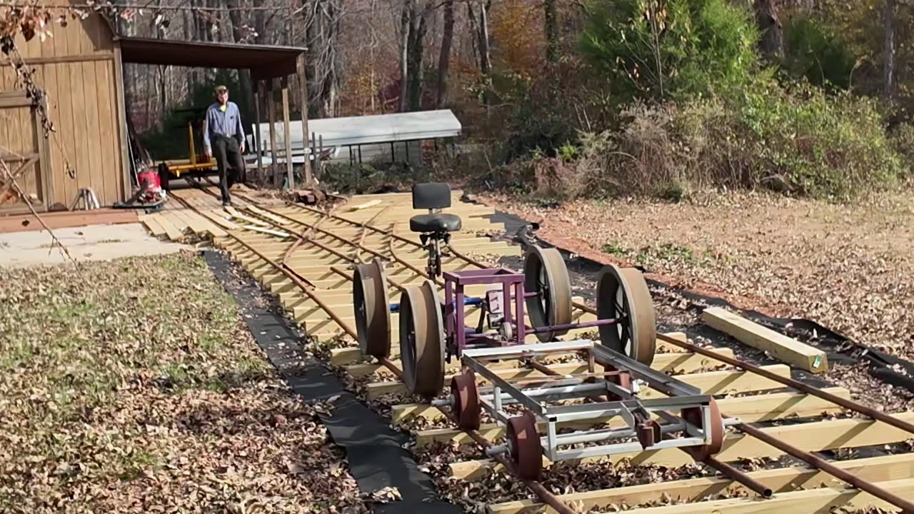 backyard multi gauge railroad switch testing