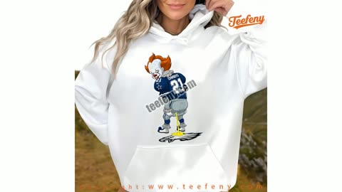 Dallas Cowboys Pennywise Eagles Halloween Rivalry Shirt Vintage