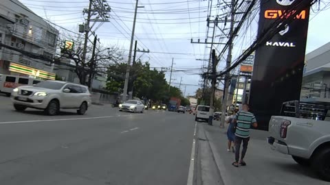 Along The Road on United Nations Avenue in Manila City in the Philippines
