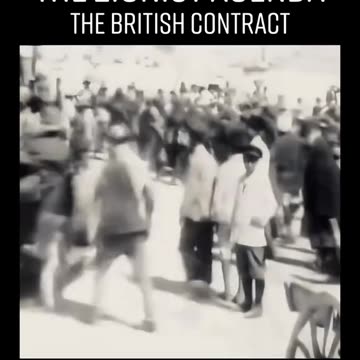 The British contract with Eastern European settlers in Palestine